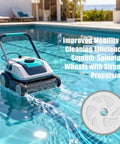 Pool Cleaner Replacement Kit For Polaris 180 280 Vac-Sweep Models in use, showcasing C6 wheels and pool cleaning efficiency.