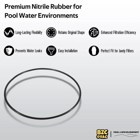 Replacement O Ring Gasket For Pool Filter Tank Fits DEV48 DEV60 DEL48 DEL60 CV340 CV460 CV580 CL340 CL460 CL580 Spa And Pool Filters Replaces O524 Easy DIY Install No Pro Needed Durable Seal