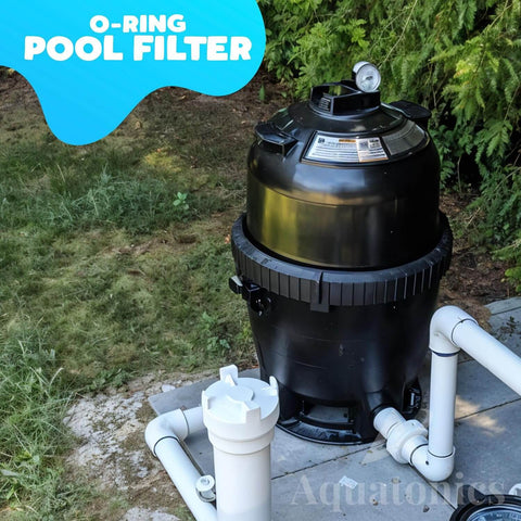 Heavy Duty Pool Filter O Ring Replacement for 21 Inch Sta Rite System 3 Pools and Spas Fits DE SD S7D75 S7M120 S7M400 S7MD60 S7MD72 S7S50 Filters Airtight Seal Long Lasting Rubber Ring 24850-0008 O-485 installed on pool filter system