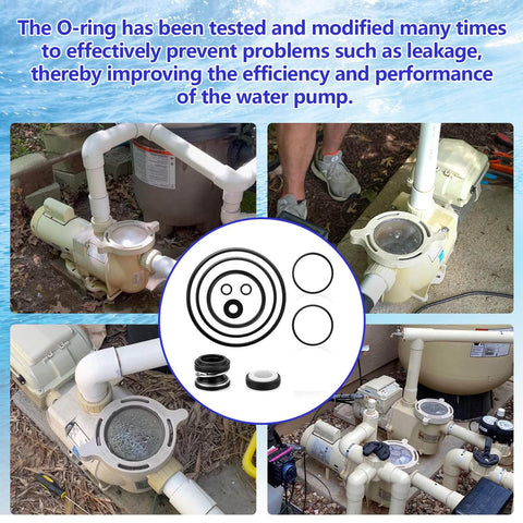 Pro Grade O-Ring Rebuild Repair Kit For Pentair SuperFlo And SuperMax Pool Pumps Including PS-200 Shaft Seal installation