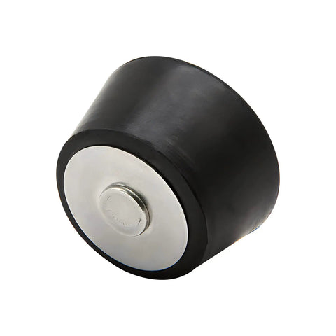 Side view of 2 Inch Pool Winterizing Rubber Plugs 2 Pack with stainless steel screws for inground pools, anti-expansion design.