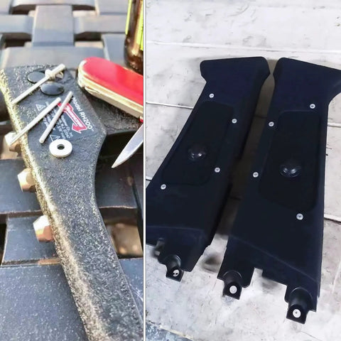 Pop Back Up Washers For 1/8 Inch Rivets Corrosion Resistant Aluminum 255 Pcs shown with tools and equipment