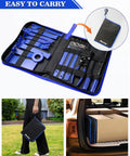 19Pcs Trim Removal Tool Kit For Car Panels Dashboards Doors And Audio Systems Pro Grade Plastic Pry Tools in carrying case
