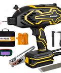 Portable 110V IGBT Inverter Welder With Auto Darkening Goggles Included, 20 to 120A Adjustable, Hot Start and Arc Force