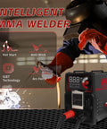 110V 135A MMA Arc Welder With Digital Display And Overheat Protection Hot Start Quick Connector Portable Mini Stick Welder for DIY