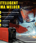 Welder using 200 Amp Arc Welder Kit For Home And DIY Portable 110V Stick Welder With IGBT Inverter and Synergic Control