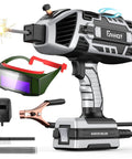 Portable 110V Arc Welder With Auto Darkening Goggles IGBT Inverter Handheld Stick Welder includes welding tools and accessories