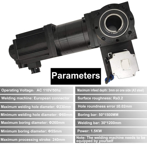 Workhorse Portable Line Boring And Welding Machine Bore Welder Kit with parameters for Excavator Crane and Loader Repair 110V XTD50