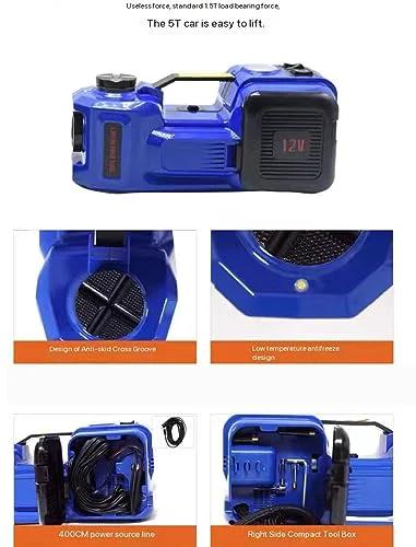 Portable Electric Car Jack And Tire Change Kit For SUVs Lifts Vehicles Up To 11,000 Lbs In Minutes With Hydraulic Power