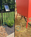 Portable Ground Rod With Ground Wire Lug Half Inch Diameter And 18 Inch Length Oval Eye Design used with generator and fence