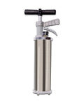 Portable High Pressure Kinetic Toilet Plunger Air Blaster Pump for clogged toilets and drains, silver cylinder design