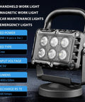 18W LED Work Light Workhorse With 2400 Lumens Aluminum Alloy Body Magnetic Base Wireless Portable Waterproof Dustproof
