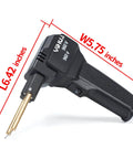 Side view of a Portable Plastic Welding Kit with LED Light, showing dimensions L6.42 and W5.75 inches.