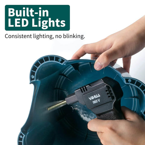 Portable Plastic Welding Kit With LED Light, 200 Hot Staples, Hot Stapler And Assistive Cutter For Plastic Crack Repair