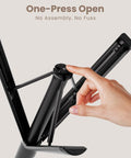 Hand adjusting Portable Projector Stand For Outdoor And Home Theater Use, Adjustable 32 Inch Tripod With One Quarter Inch Screw Adapter