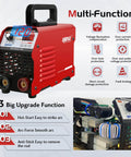 Stick Welder 110 Volt Portable Arc Welder With 120 Amp Output, Smart Hot Start, Arc Force, Anti Stick Tech, LCD Display, IGBT Inverter