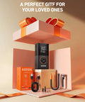 L7 Portable Tire Inflator And Cordless Mini Air Compressor with accessories displayed in an open gift box with ribbon