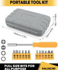 24 Piece Home DIY Tool Kit With Storage Case For Household Office And Garage Built For Do It Yourselfers Handy Men And Women Quick Fixes Basic Repairs And Everyday Projects.