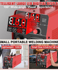 3 In 1 Welding Powerhouse For Home Pros And DIYers, 160 Amp Flux Core, Lift TIG And Stick Welder with LED display