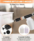 Powder Coating System With Electrostatic Output Dual Voltage 20Kv And 50Kv Includes Gun Nozzle Powder Bottle Footswitch spraying furniture