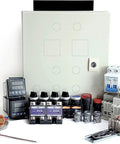 Powder Coating Oven Controller Kit 240V 50A 12000W DIY Wiring Kit PCO304 components, control panel, and accessories, ideal for 4x4x8 ft ovens.