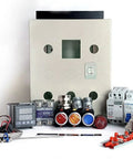 Powder Coating Oven Controller Kit 240V 30A 7200W components including digital controls and wiring for North American ovens.