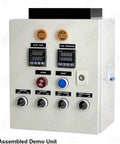 Powder Coating Oven Controller Kit 240V 50A 12000W DIY Wiring Kit PCO304 control panel with temperature and timer settings.