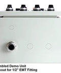 Powder Coating Oven Controller Kit 240V 50A 12000W with assembled demo unit and 1/2 inch EMT fitting