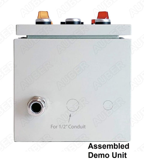 Powder Coating Oven Controller Kit 240V 30A 7200W assembled demo unit with connection ports for North American ovens