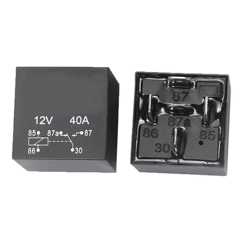 Power Trim And Tilt Relay Replacement Kit Pack Of 2 For 12 Volt Marine Outboard Motors With 30 Amp, Replaces 582195 582472 582473 584416 586147 586224, Drop In Fit For Johnson Evinrude OMC And Other Brands