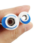 Close-up of Durable PP Quick Straight Push Connector Kit Five Pack One Quarter Inch To Three Eighths Inch OD Water Tube Fittings