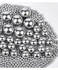500pcs Precision Aluminum Balls Diameter 4mm Solid Smooth Ball Spherical Bead(4.0mm - 500pcs) shown in metallic array