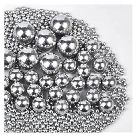 500pcs Precision Aluminum Balls Diameter 4mm Solid Smooth Ball Spherical Bead(4.0mm - 500pcs) shown in metallic array
