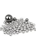 500pcs Precision Aluminum Balls Diameter 4mm Solid Smooth Ball Spherical Bead(4.0mm - 500pcs) scattered on white surface
