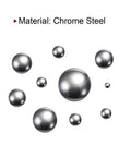 Top Notch 12 Pcs Precision Balls Nine Sixteenth Inch Diameter G10 Chrome Steel Bearing Balls floating on white background