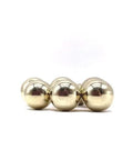 Close-up of 4.763mm-300pcs Solid Copper Balls High Precision 0.9mm-45mm Industrial-Grade Solid Precision Copper Balls on white background.