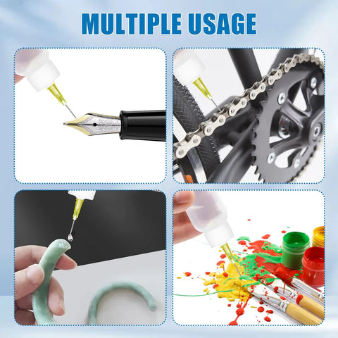 30ml Glue Precision Tip Applicator Bottle With Needle Tip Squeeze Bottle And Interchangeable Pro Grade 14ga 16ga 18ga 20ga 25ga Blunt Needles Oiler And Storage Caps For Precise Adhesive Dispensing By Ehoycq used for various applications.