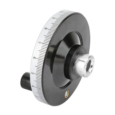 Precision Milling Hand Wheel 10x80mm with scale for lathe milling machines and grinders, adjustable handwheel with easy control handle.