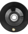 Front view of Precision Milling Hand Wheel 10x80mm with Scale for lathe milling machines and grinders, black Bakelite material