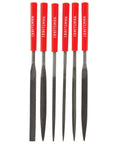 Six-Piece precision needle file set for small filings across jewelry making, model building, electronics, and light metalworking