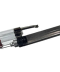 Two Pack Precision Needle Oiler Kit With Refillable Hypodermic Dispenser And One Half Ounce Capacity Each Narrow One Sixteenth Inch Needle For Pinpoint Lubrication In Tight Or Hard To Reach Places General Purpose Lightweight Plastic Compatible Oil For, showing clear plastic oilers with fine needle tips designed for precise application.