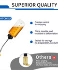 Precision needle oiler kit with leak-proof LDPE applicator