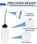 Precision design bottle showcasing precision needle oiler kit features like flexible stainless steel needle and clear volume markings.