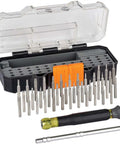 All In One Precision Screwdriver Set With 39 Bits For Apple Devices Magnetic Dual End Barrel For One Handed Fastener Retention Case Included Klein Tools Pro Repair Kit For Tech Enthusiasts