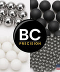 Four types of precision bearing balls including Two Pack One And One Quarter Inch Diameter 440 Stainless Steel Bearing Balls G25 Precision Grade.