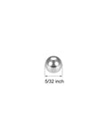Five Thirty Second Inch Precision Chrome Steel Bearing Balls G25, Uxcell, 100 Pieces, AISI 52100 Steel Single Ball