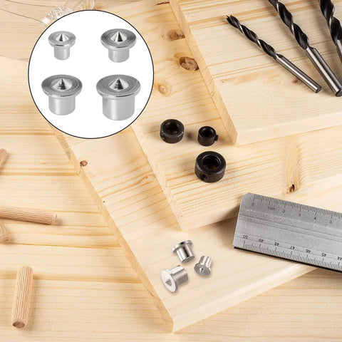 Twenty Piece Panel Furniture Positioning Dowel Pin Kit For Cabinets And Woodworking Includes 1/4 5/16 3/8 And 1/2 Inch Round Pins