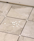 Original Precision Tile Spacers For Flawless Tile Alignment And Tight Grout Lines, 175xRegular Plus Shaped Half Inch Spacers shown in use