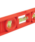 Precision Torpedo Level With Top Read Vial And 45 Degree Read For Fast Accurate Level Checks In The Shop Or On The Job Site Built From Durable High Impact Plastic