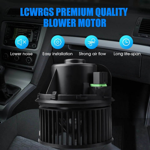 Premium HVAC Blower Motor With Fan for Ford Focus Escape C Max Transit Connect and Lincoln MKC Fits 2012 2019 in car.